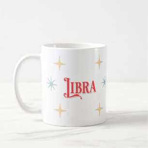 Libra Astrologisches Zeichen Tasse des Kaffees