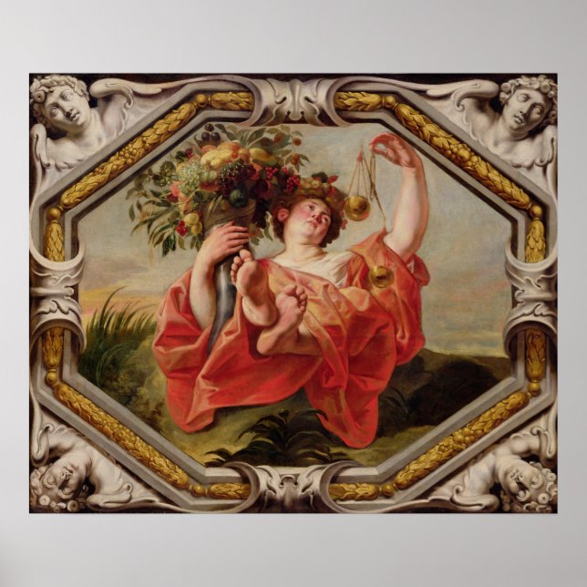 Libra, aus den Zeichen des Diakoms Poster (Vorne)