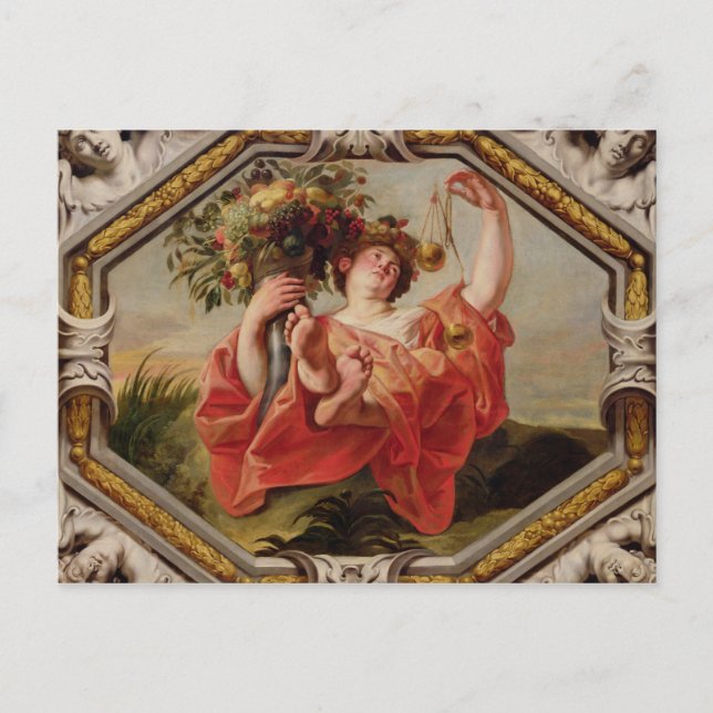 Libra, aus den Zeichen des Diakoms Postkarte (Vorderseite)