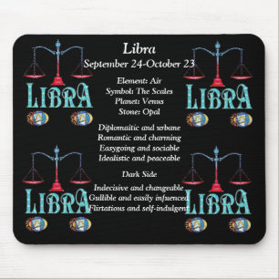 Libra Birth Sign Mousepad