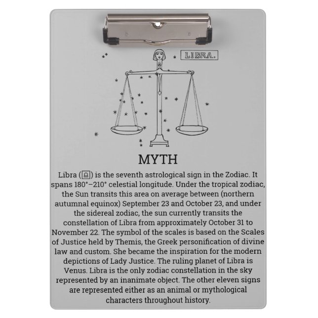 Libra Clipboard Klemmbrett (Vorderseite)