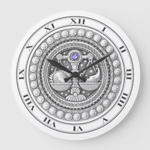Libra Coin Wall Clock Große Wanduhr