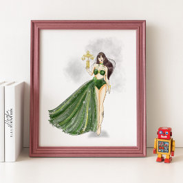 Libra Constellation Artwork, Cosmic Zodiac, Poster