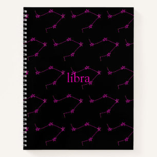 Libra Constellation Hardcover Spiral Sketchbook Notizbuch