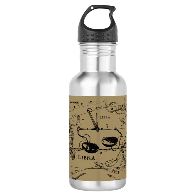 Libra Constellation Hevelius 1690 Sept23 - Okt22 Trinkflasche (Vorderseite)