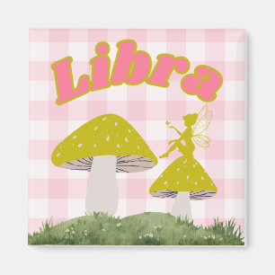 Libra Cotattcore Ästhetische Mairy Mushroom Art Magnet