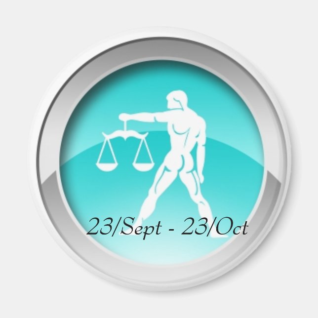 Libra Dates Magnet (Vorne)
