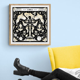 Libra: Der harmonische Stargazer Poster