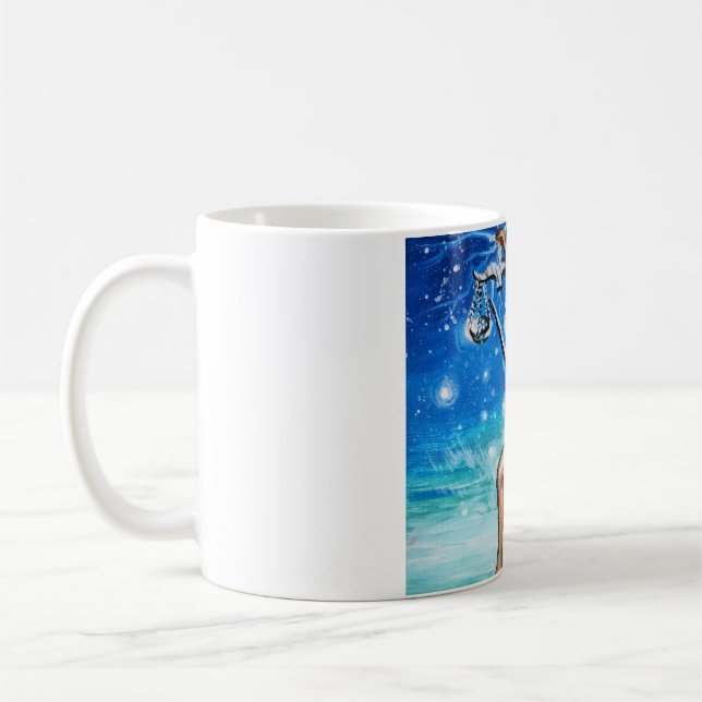 Libra, die Göttin der Gerechtigkeit Kaffeetasse (Links)