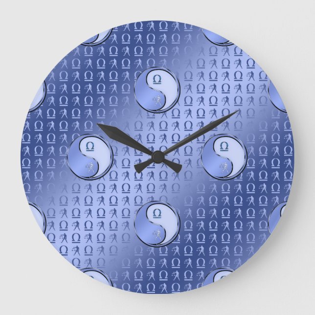 Libra die Skala Große Wanduhr (Vorderseite)