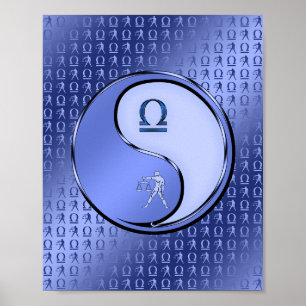 Libra die Skala Poster
