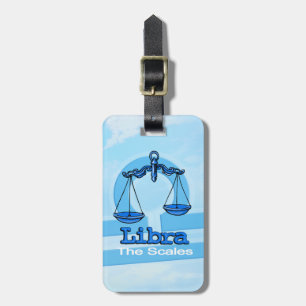 Libra die Waage Luft Horoskop ID Gepäckanhänger