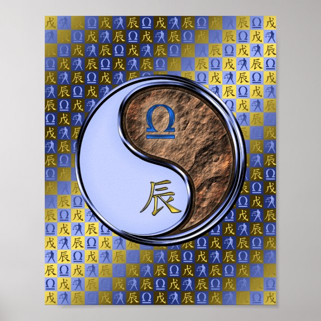 Libra & Earth Dragon Poster (Vorne)