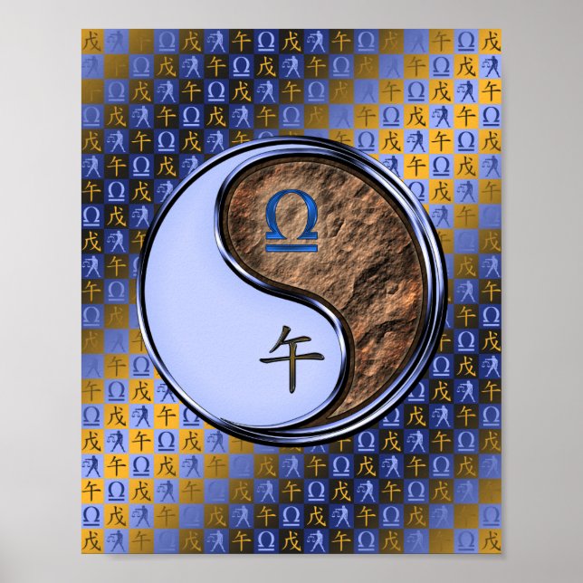 Libra & Earth Horse Poster (Vorne)