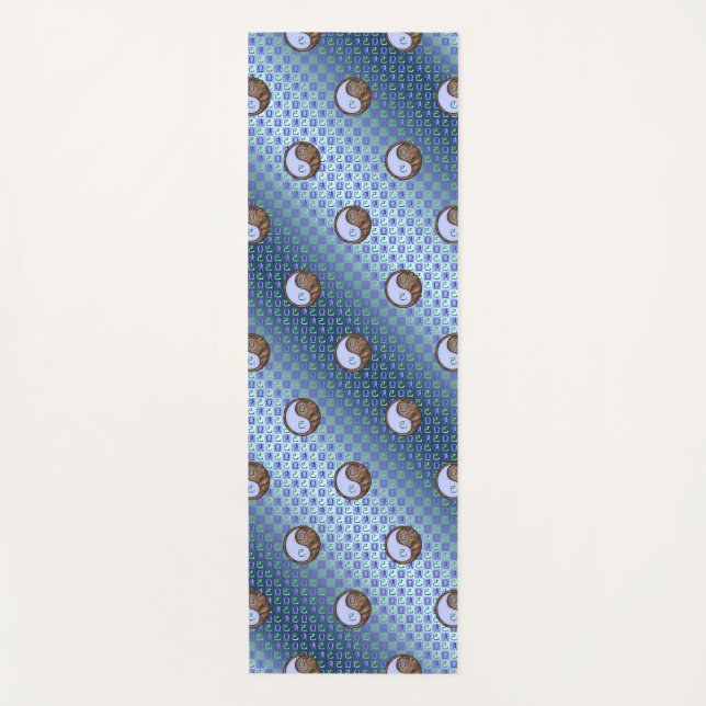 Libra & Earth Snake Yogamatte (Vorderseite)