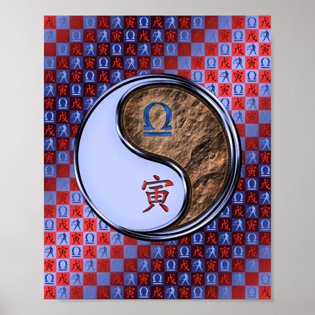 Libra & Earth Tiger Poster (Vorne)