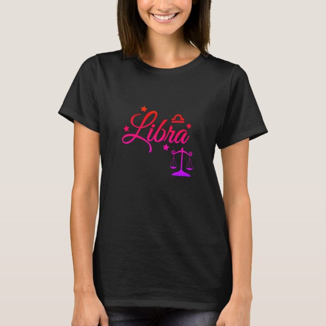 "Libra"-farbig T-Shirt (Vorderseite)