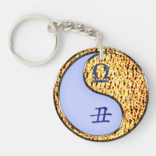 Libra & Fire Ox Schlüsselanhänger (Vorderseite)