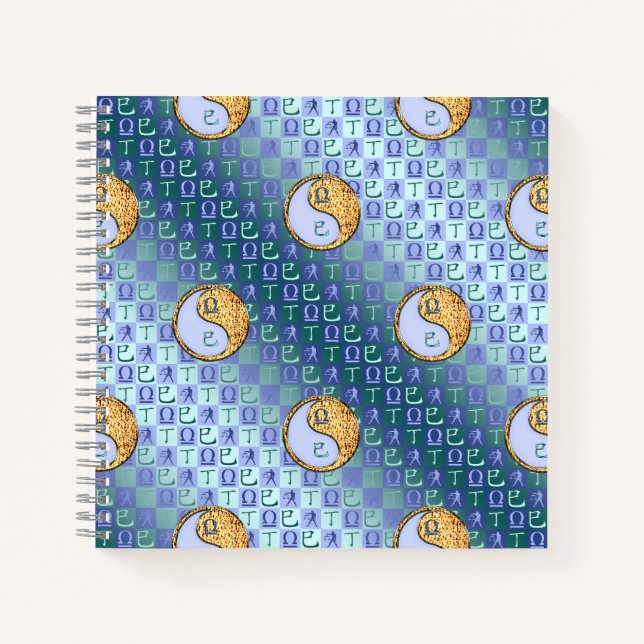 Libra & Fire Snake Notizbuch (Vorderseite)