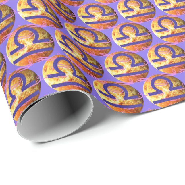 Libra Geschenkpapier (Rolleneckpunkt)