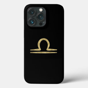 LIBRA Gold September Oktober Geburtstagsastrologie Case-Mate iPhone Hülle