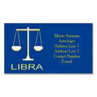 Libra Golden Scales Sign Custom