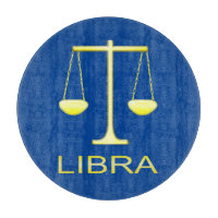 Libra Golden Scales Sign