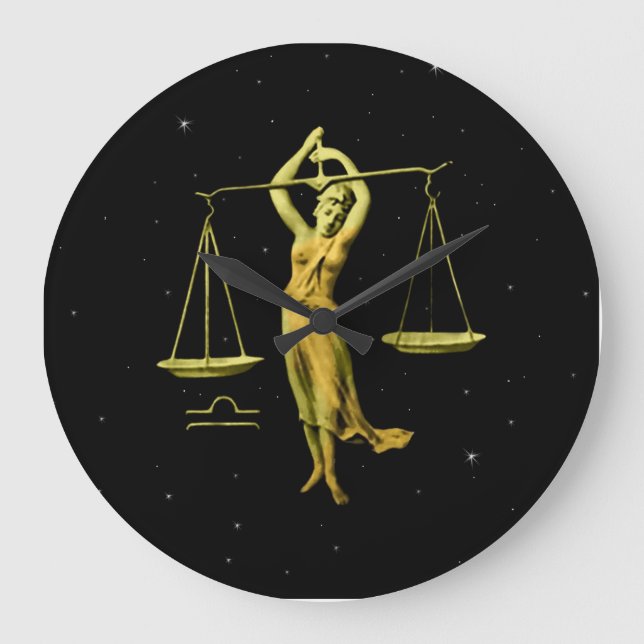 LIBRA GROßE WANDUHR (Vorderseite)