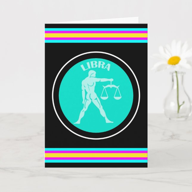 Libra Grußkarte Karte (Kleine Pflanze)