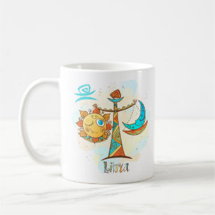 Libra Horoscope Zodiac Sept 23 - 22. Oktober Gebur Kaffeetasse