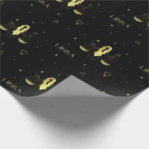 Libra-Horoskop-Sternzeichen Geschenkpapier