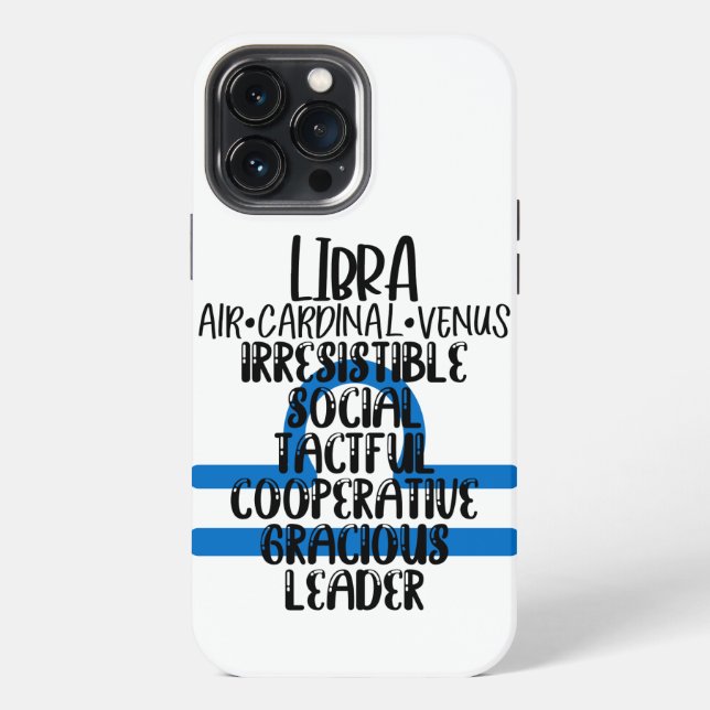 Libra iPhone Hülle (Rückseite)