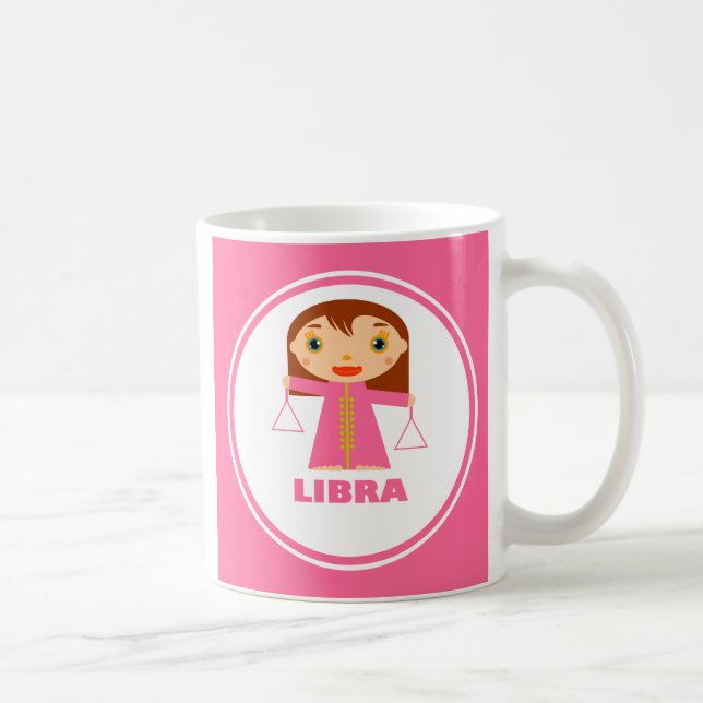 Libra ist mein Zodiac-Zeichen Tasse (Rechts)