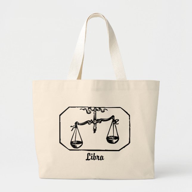 Libra Jumbo Stoffbeutel (Vorne)
