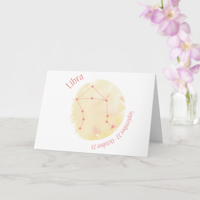 Libra Karte (Orchidee)