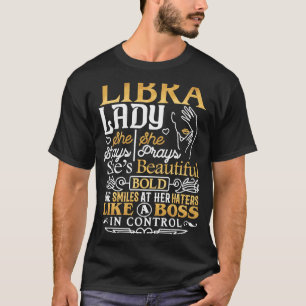 Libra Lady Astrologie Zodiac Sign Libra Girl T-Shirt
