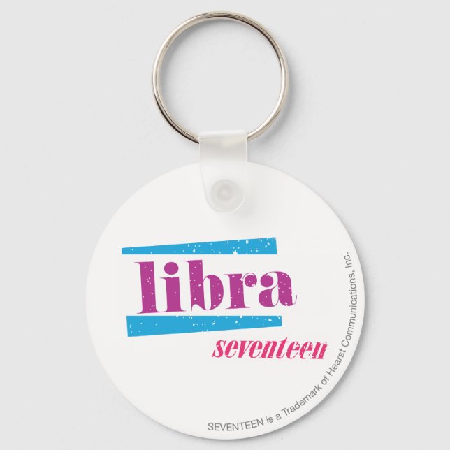 Libra Lila Schlüsselanhänger (Vorderseite)