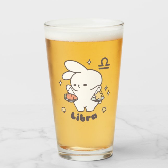 Libra Loppi Tokki Bunny Zodiac Serie Glas (Vorne (Gefüllt))