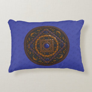 Libra Mandala Accent Pillow Zierkissen