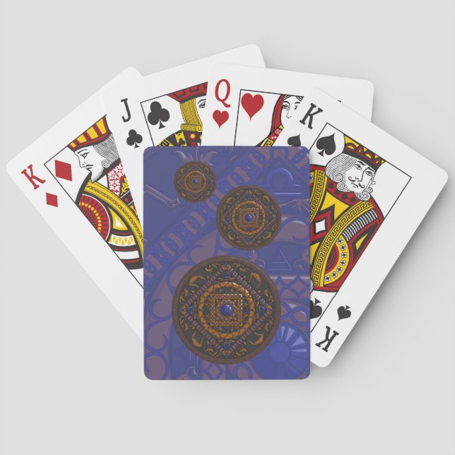 Libra Mandala Classic Spielkarten (Rückseite)