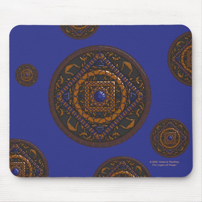 Libra Mandala Mousepad (Vorne)