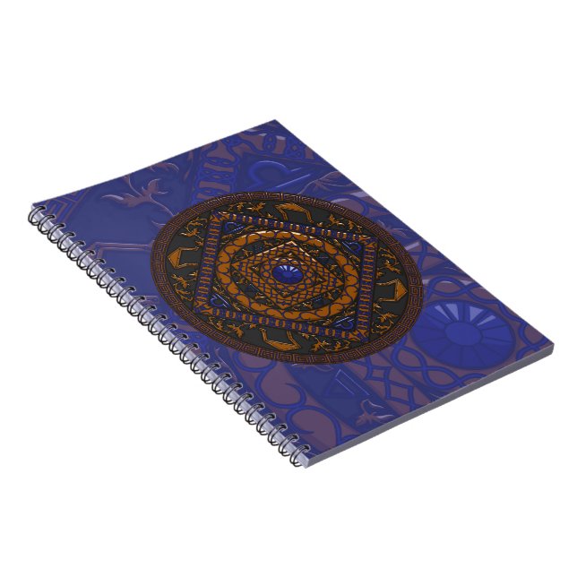 Libra Mandala Notebook Notizblock (Rechte Seite)