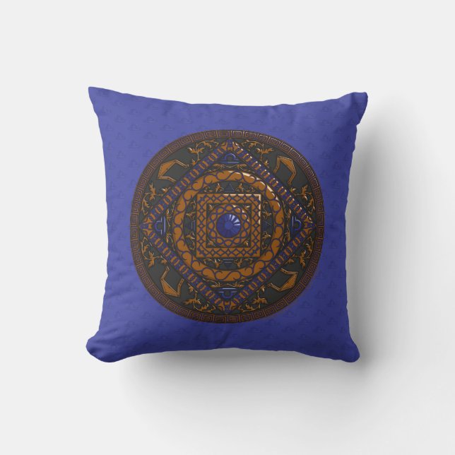Libra Mandala Pillow Kissen (Vorderseite)