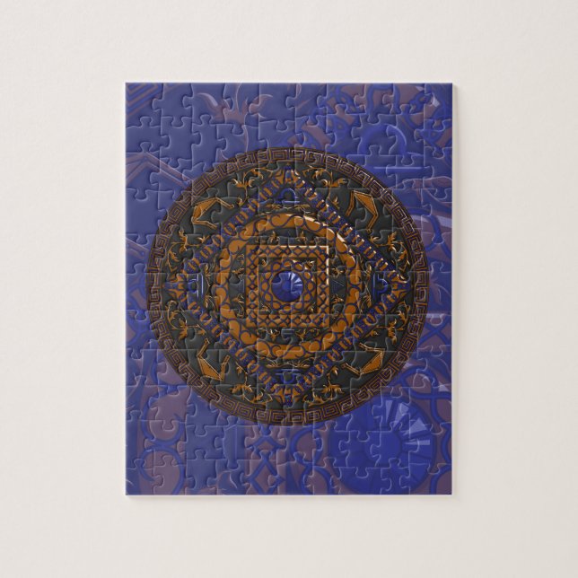 Libra Mandala Puzzle (Vertikal)