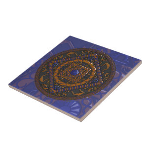 Libra Mandala Tile Fliese