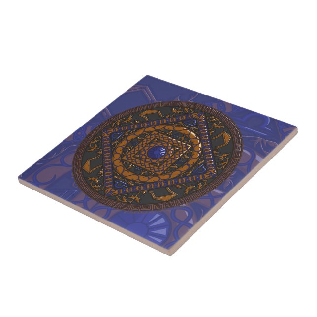 Libra Mandala Tile Fliese (Seite)