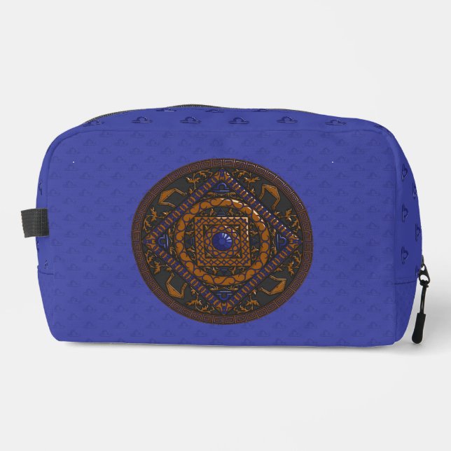 Libra Mandala Waschbeutel (Vorderseite)