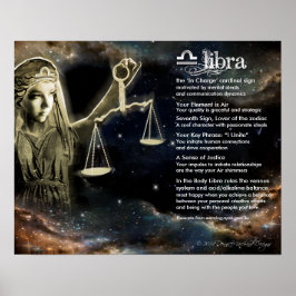 Libra-Merkmale Poster