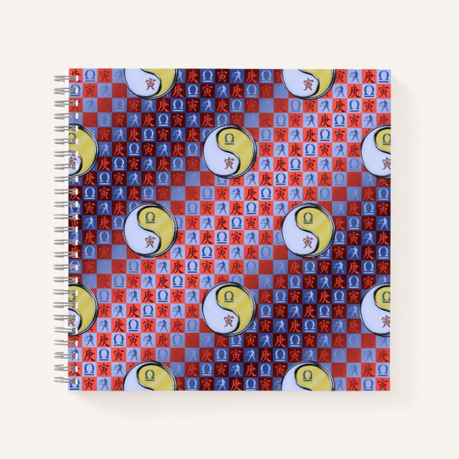 Libra & Metal Tiger Notizbuch (Vorderseite)