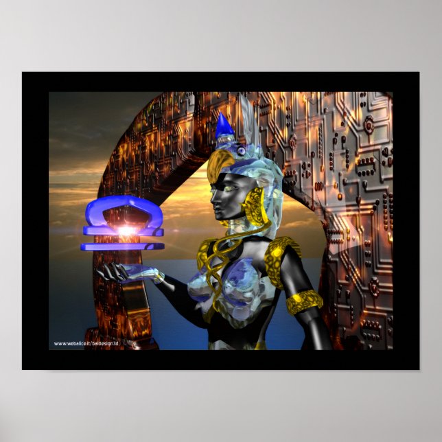 LIBRA MIT CYBER ATHENA POSTER (Vorne)